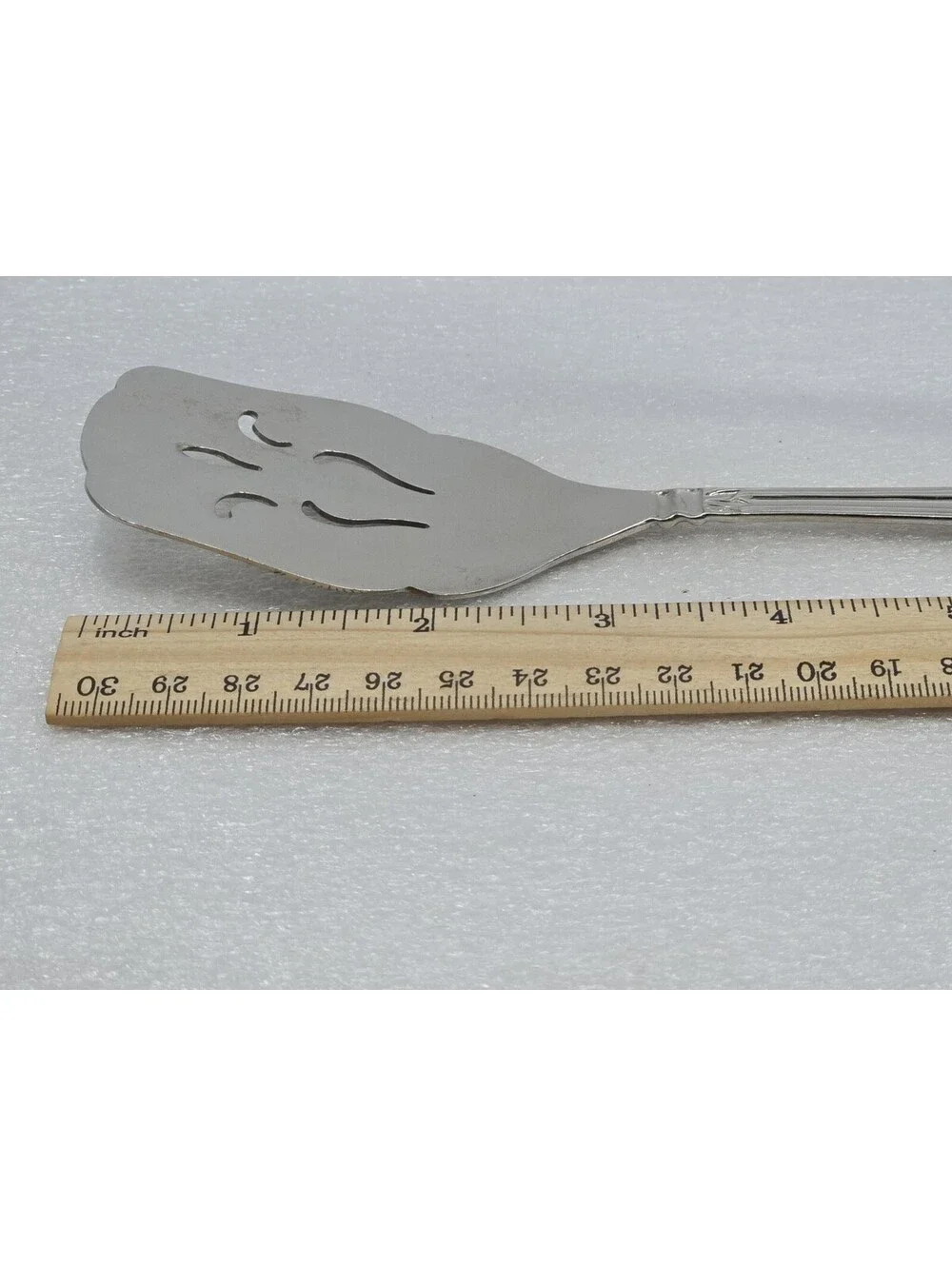 Princess House BARRINGTON Salad Buffet Tongs Stainless Flatware 9.5